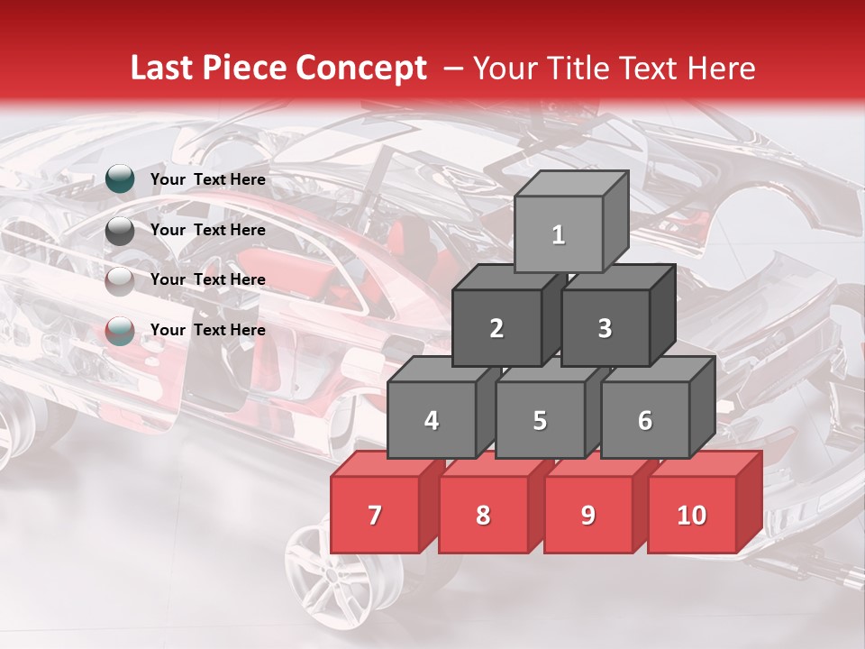 Drill Technology Silhouette PowerPoint Template