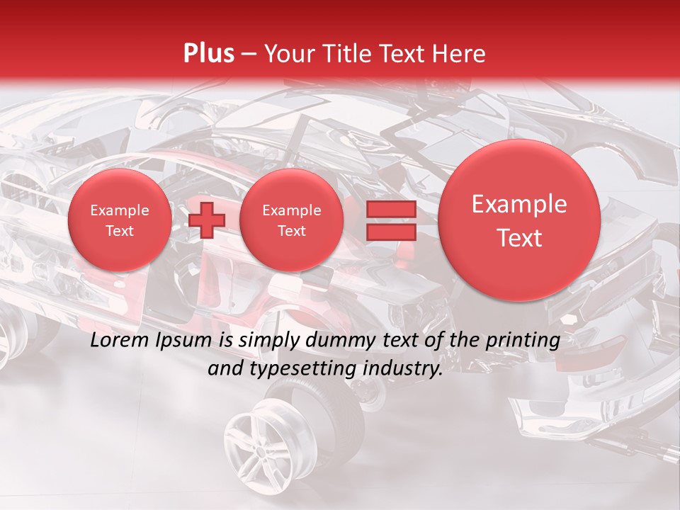 Drill Technology Silhouette PowerPoint Template