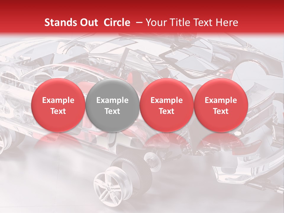 Drill Technology Silhouette PowerPoint Template
