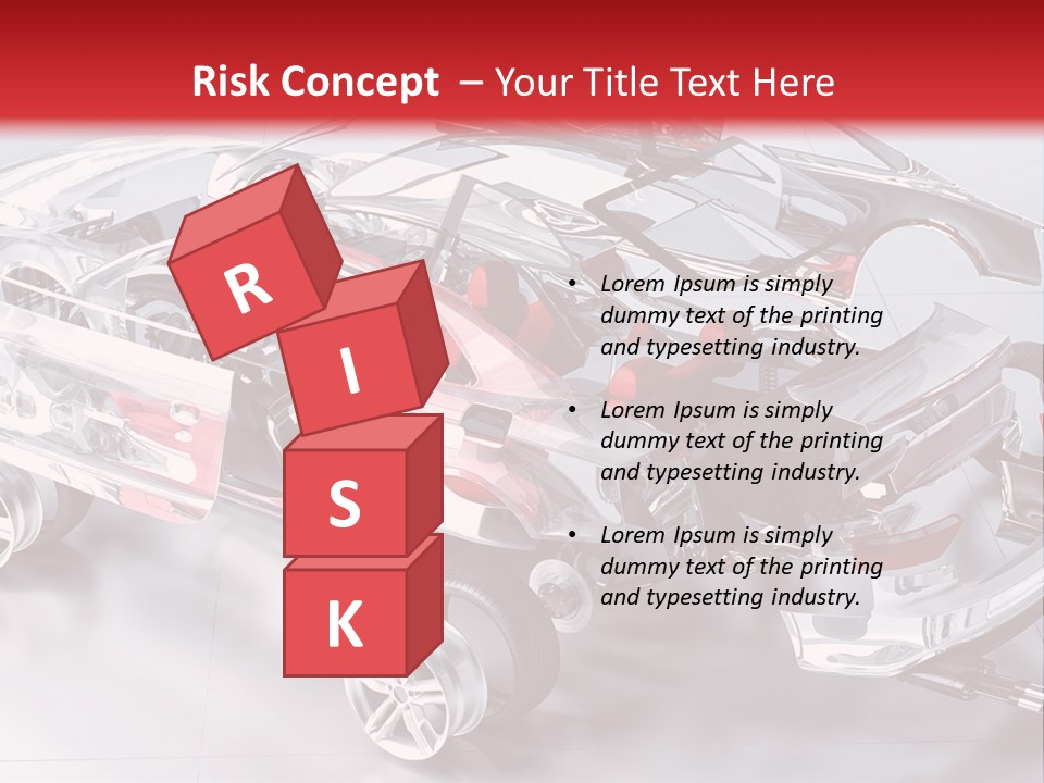 Drill Technology Silhouette PowerPoint Template