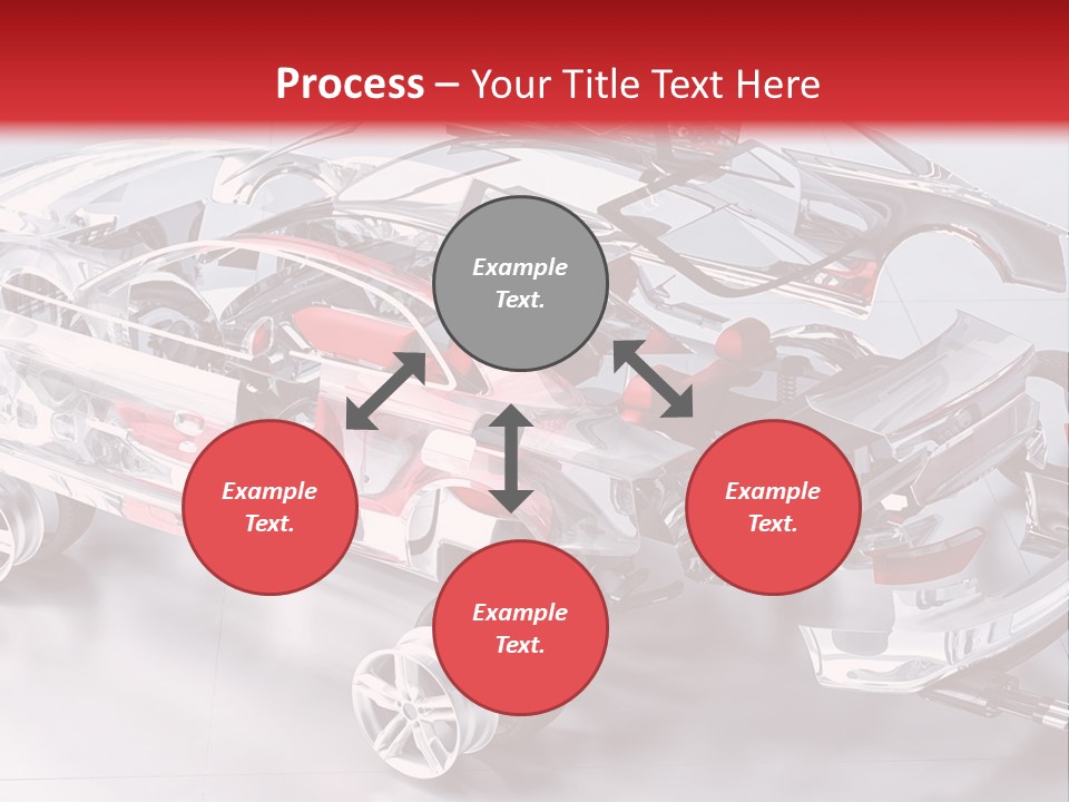 Drill Technology Silhouette PowerPoint Template