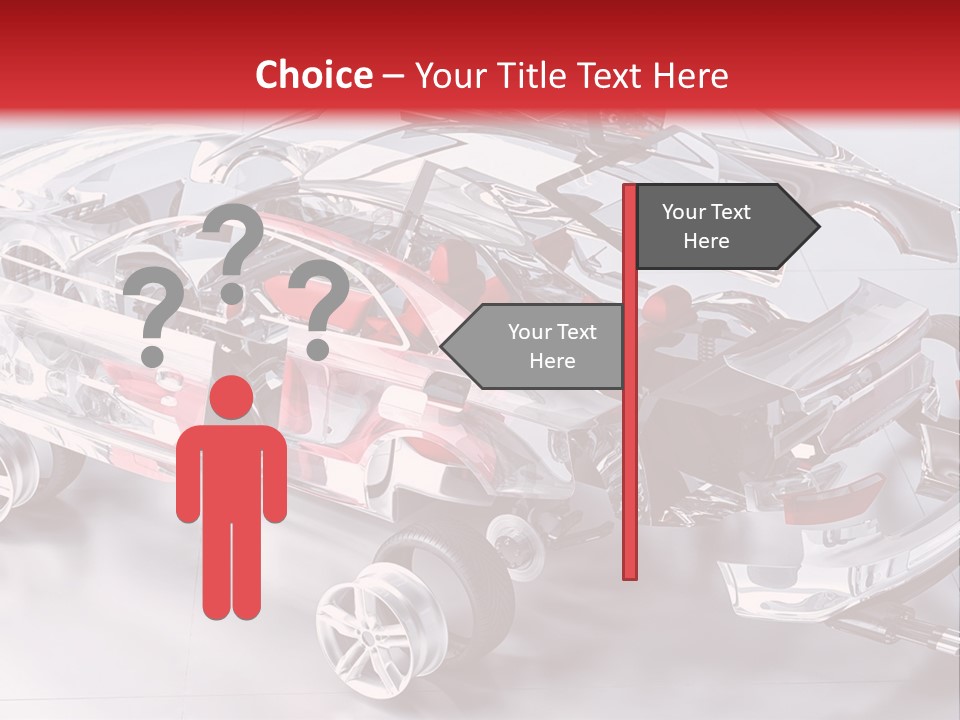 Drill Technology Silhouette PowerPoint Template