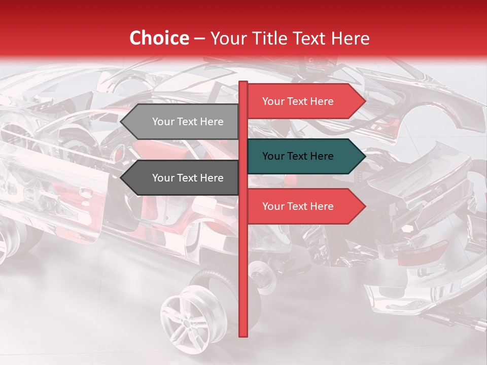 Drill Technology Silhouette PowerPoint Template