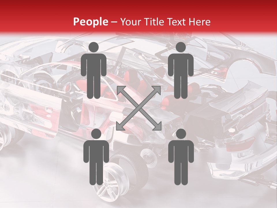 Drill Technology Silhouette PowerPoint Template