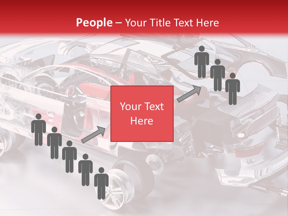 Drill Technology Silhouette PowerPoint Template