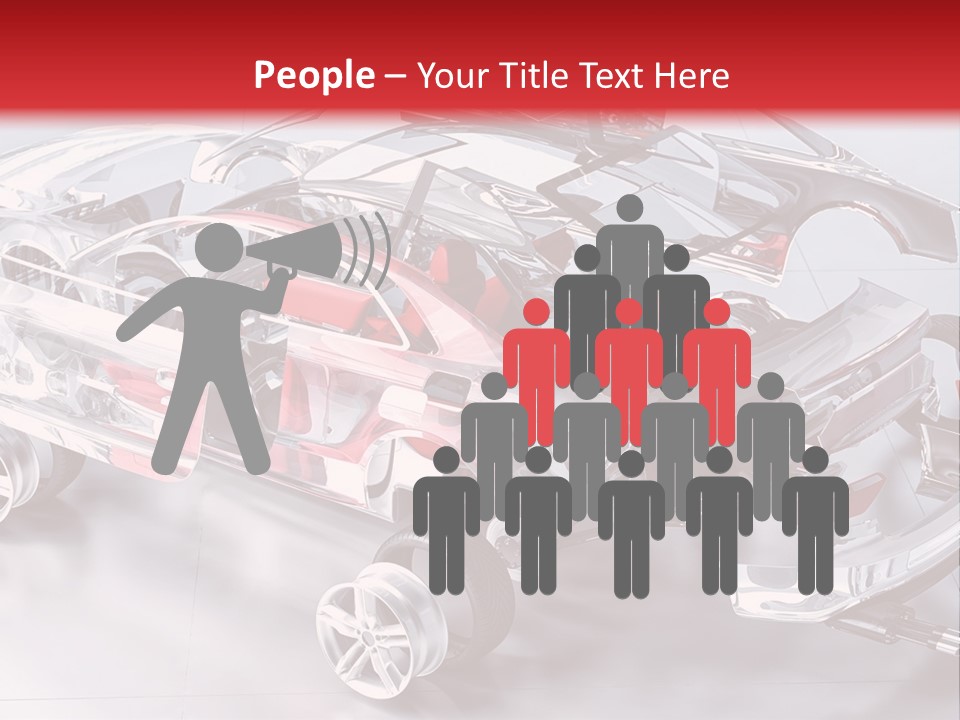 Drill Technology Silhouette PowerPoint Template