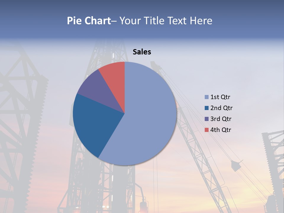 Drill Technology Silhouette PowerPoint Template