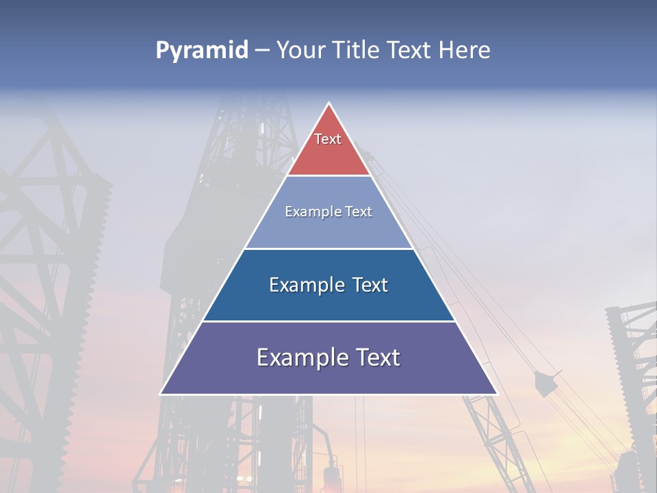 Drill Technology Silhouette PowerPoint Template