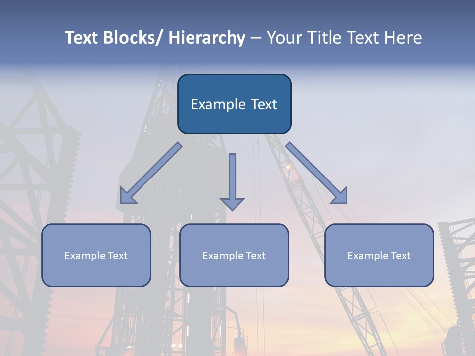 Drill Technology Silhouette PowerPoint Template
