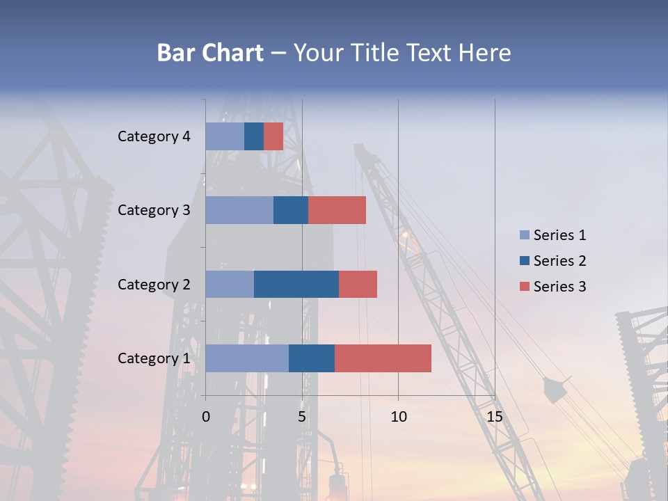 Drill Technology Silhouette PowerPoint Template