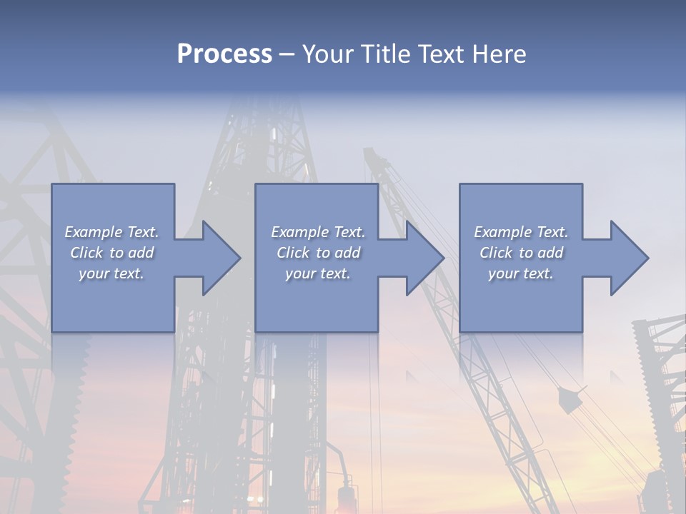 Drill Technology Silhouette PowerPoint Template