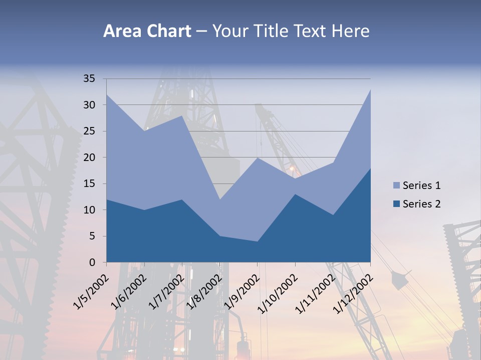 Drill Technology Silhouette PowerPoint Template