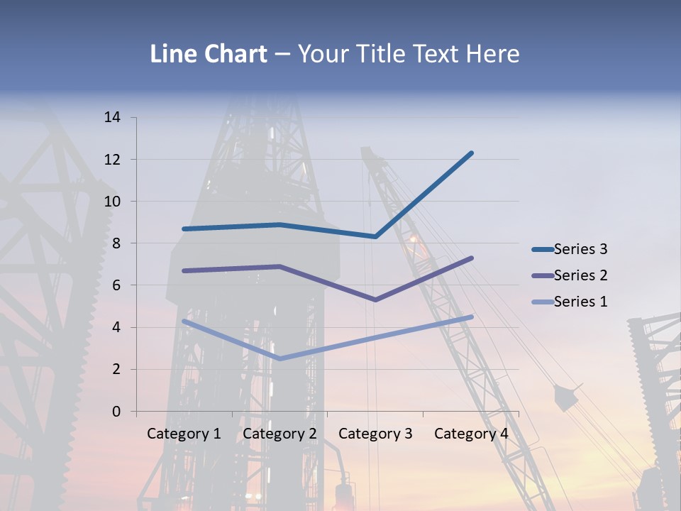 Drill Technology Silhouette PowerPoint Template