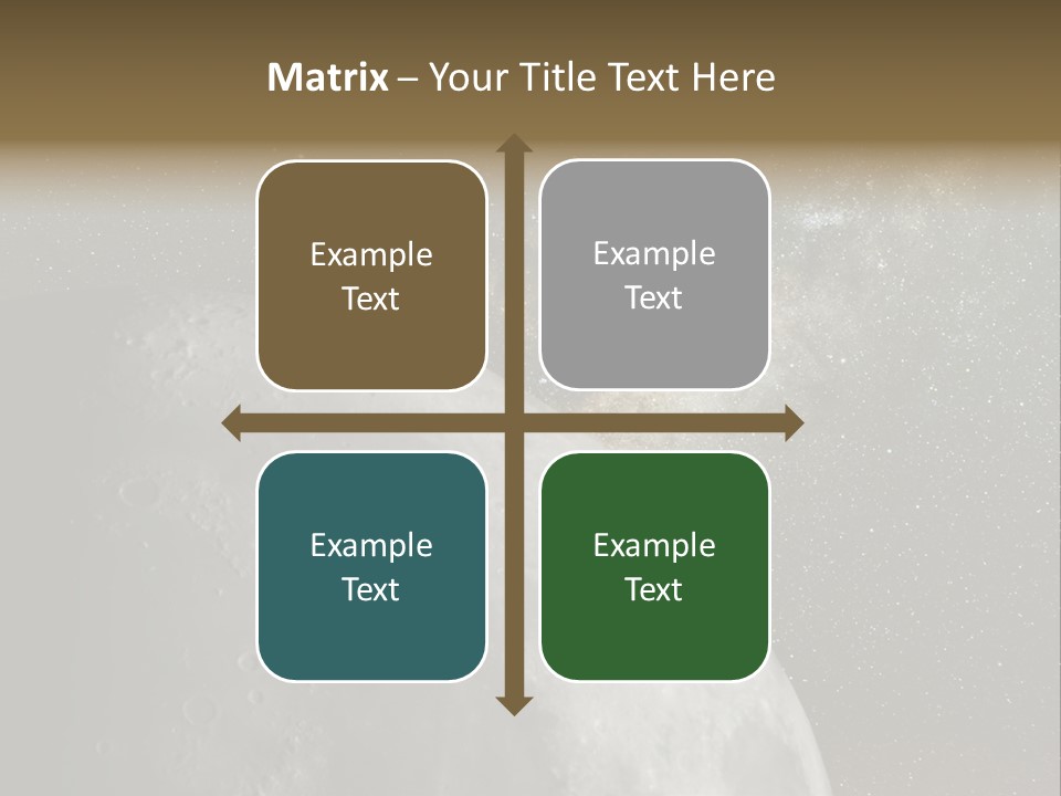 Real Constellation Night PowerPoint Template