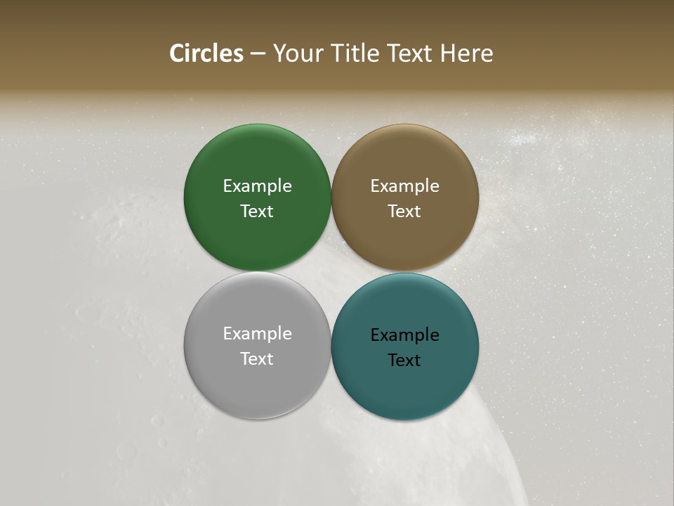 Real Constellation Night PowerPoint Template