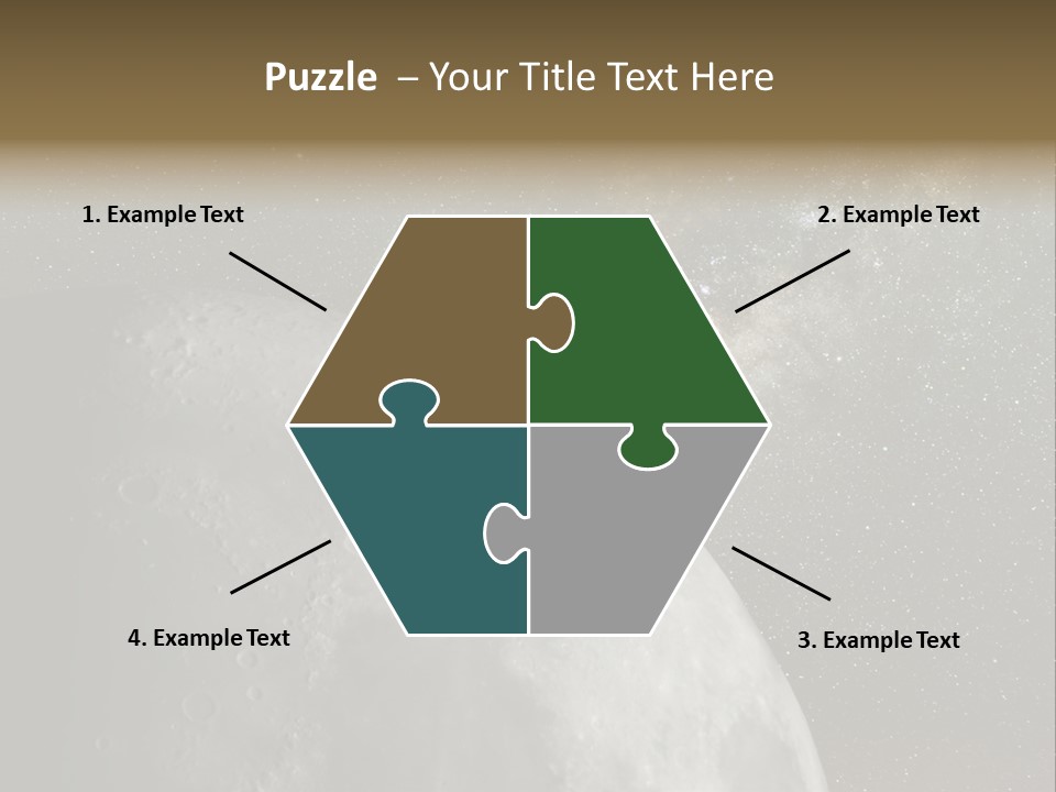 Real Constellation Night PowerPoint Template