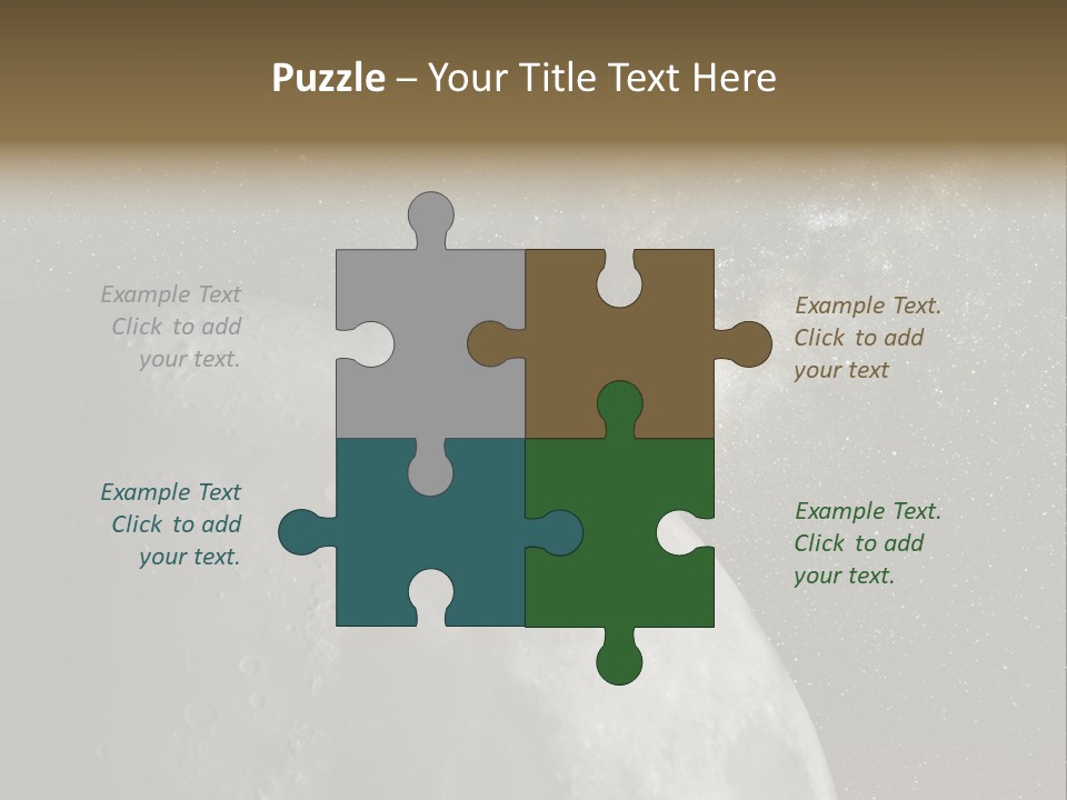 Real Constellation Night PowerPoint Template