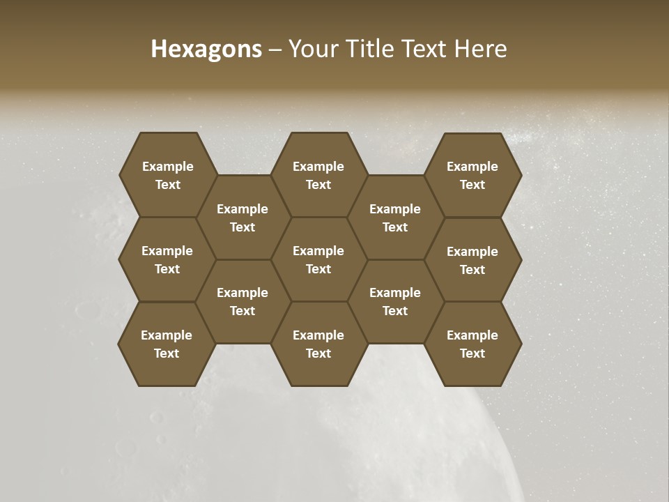 Real Constellation Night PowerPoint Template