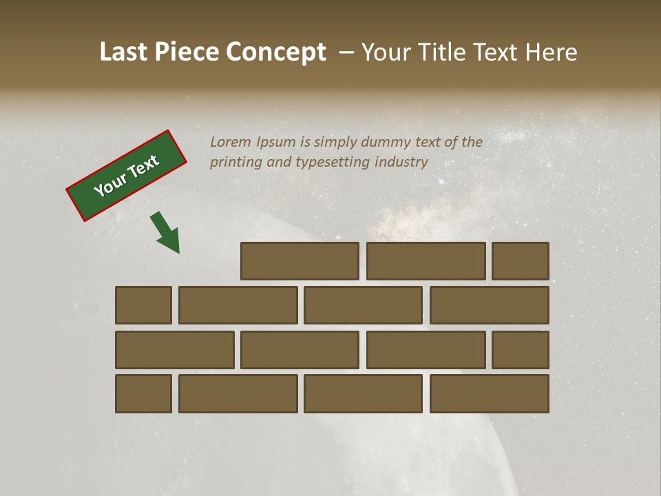 Real Constellation Night PowerPoint Template