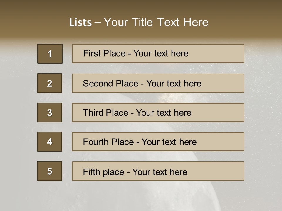 Real Constellation Night PowerPoint Template