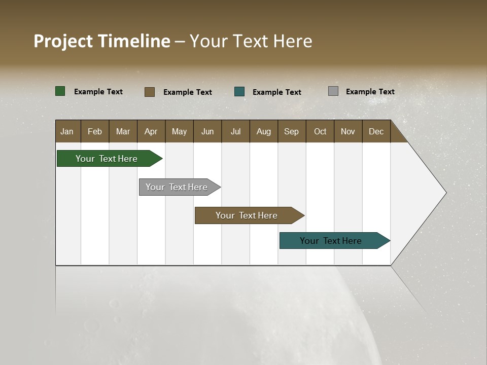 Real Constellation Night PowerPoint Template