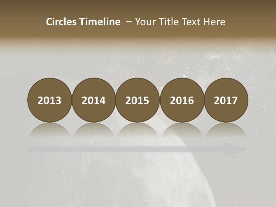 Real Constellation Night PowerPoint Template