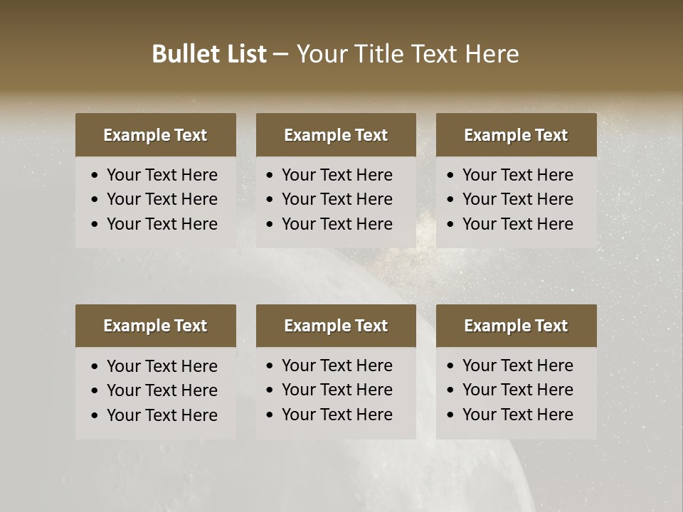 Real Constellation Night PowerPoint Template