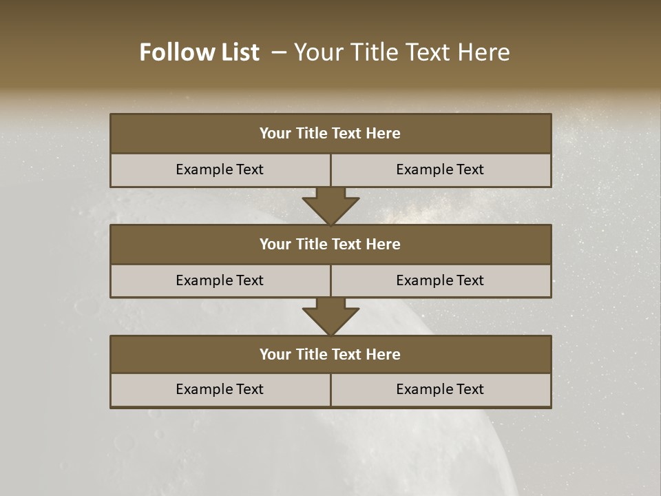 Real Constellation Night PowerPoint Template