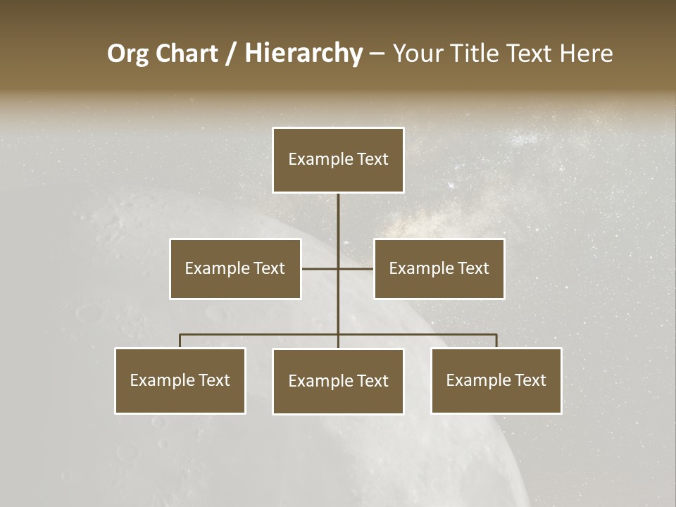 Real Constellation Night PowerPoint Template