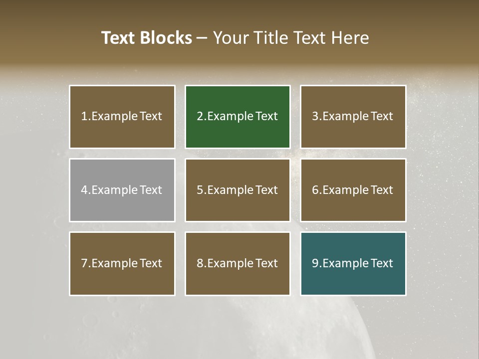 Real Constellation Night PowerPoint Template