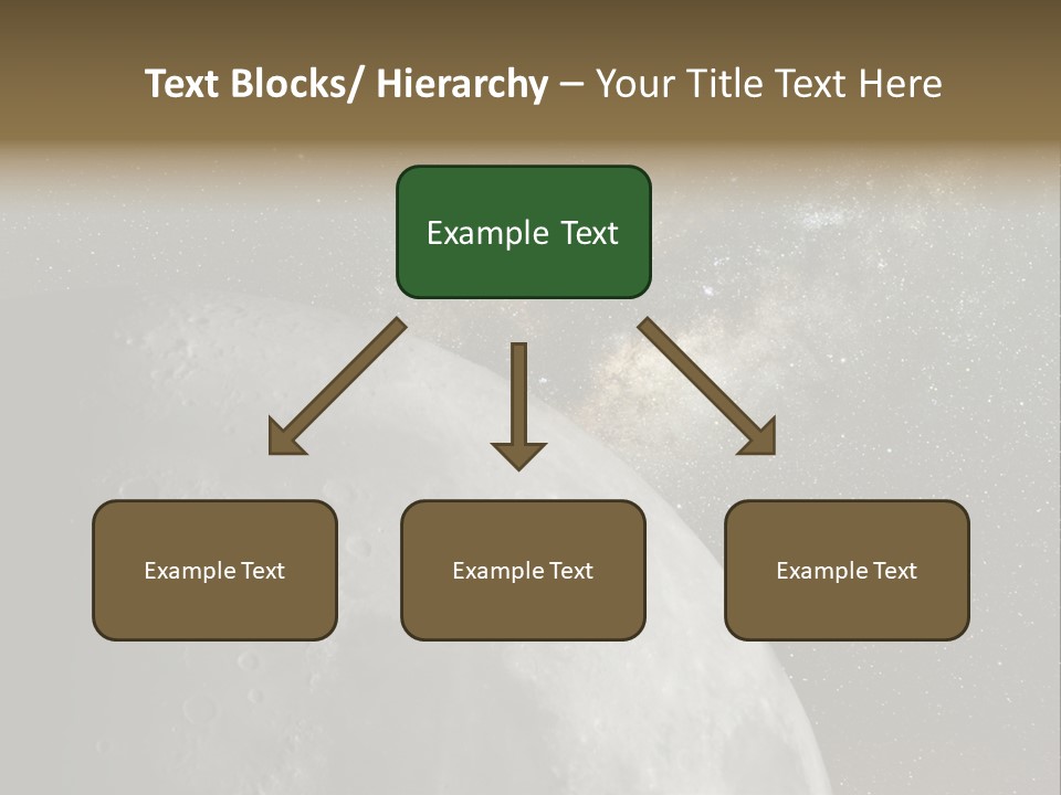 Real Constellation Night PowerPoint Template