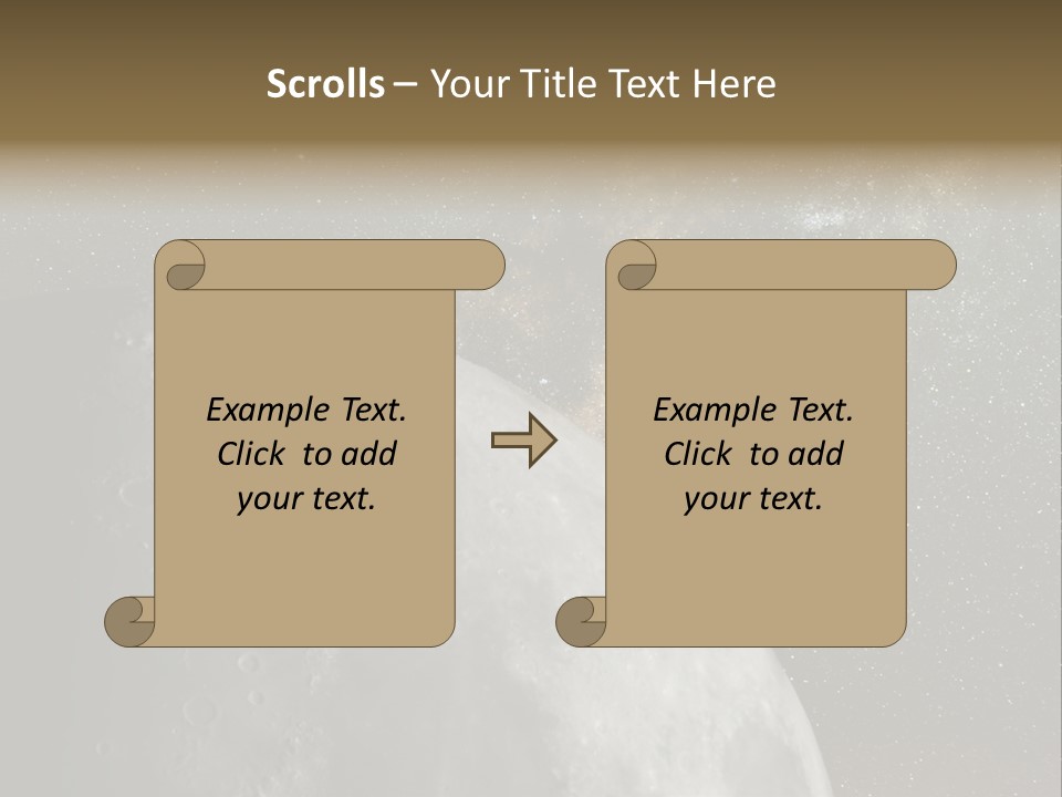 Real Constellation Night PowerPoint Template