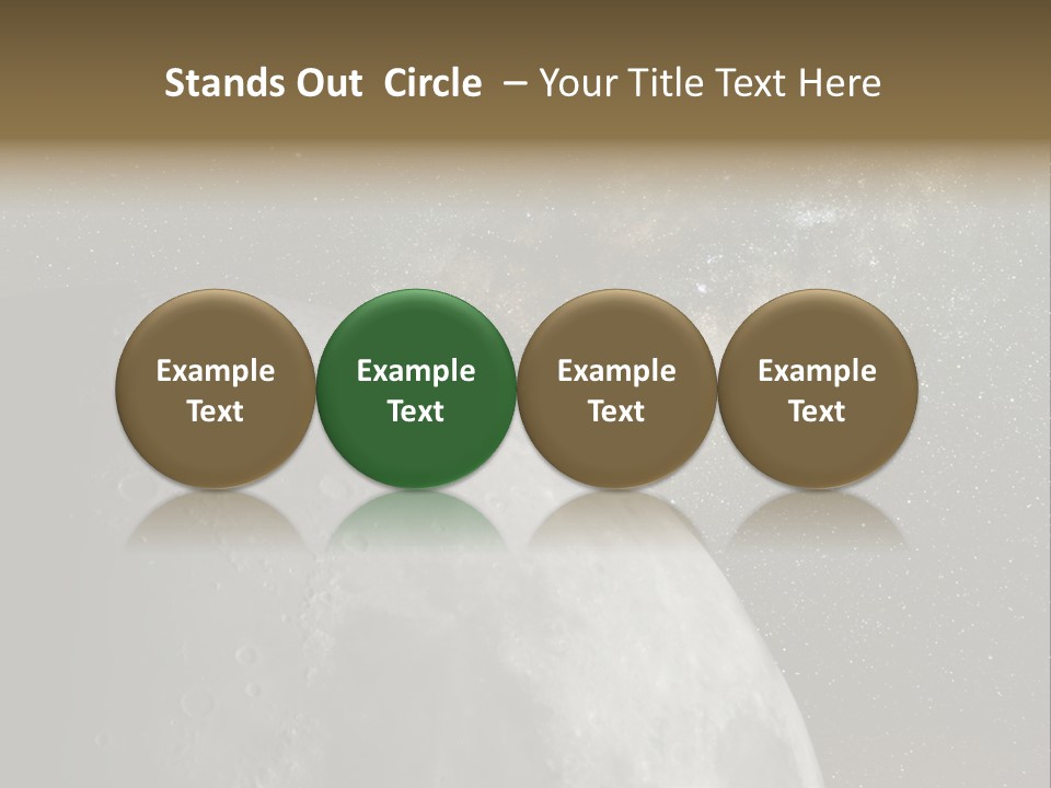 Real Constellation Night PowerPoint Template