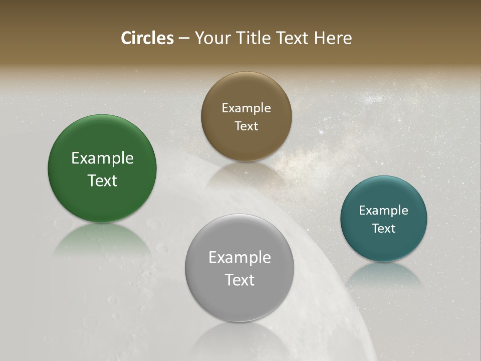 Real Constellation Night PowerPoint Template