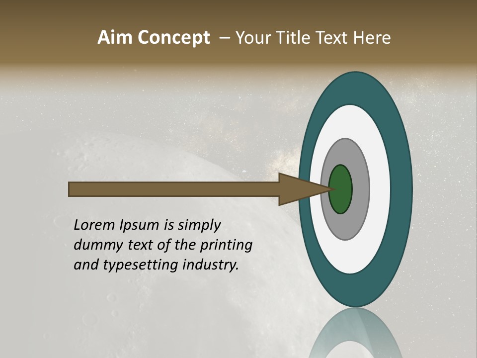 Real Constellation Night PowerPoint Template