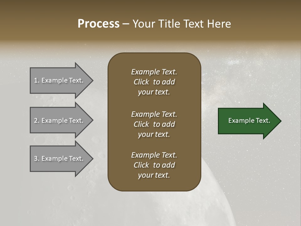 Real Constellation Night PowerPoint Template