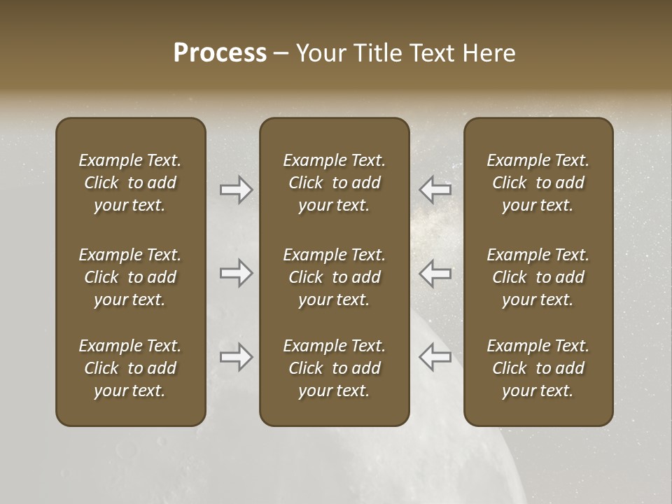 Real Constellation Night PowerPoint Template