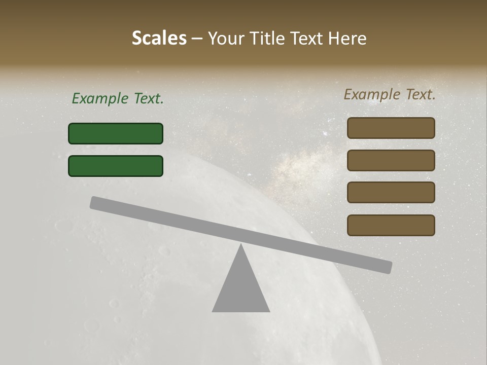 Real Constellation Night PowerPoint Template