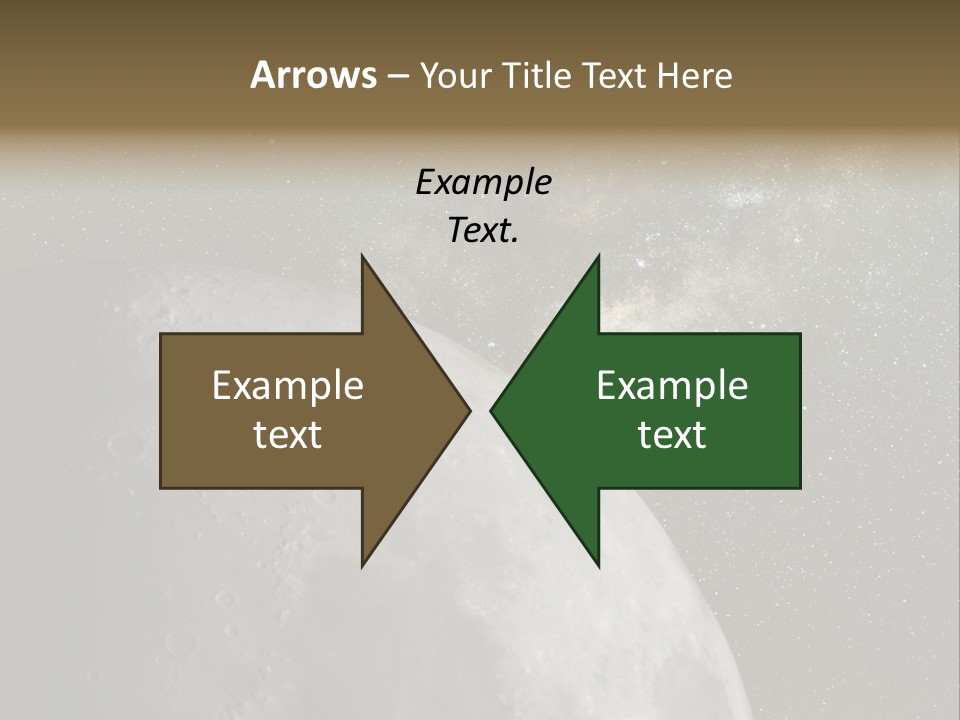 Real Constellation Night PowerPoint Template