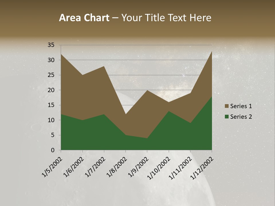 Real Constellation Night PowerPoint Template