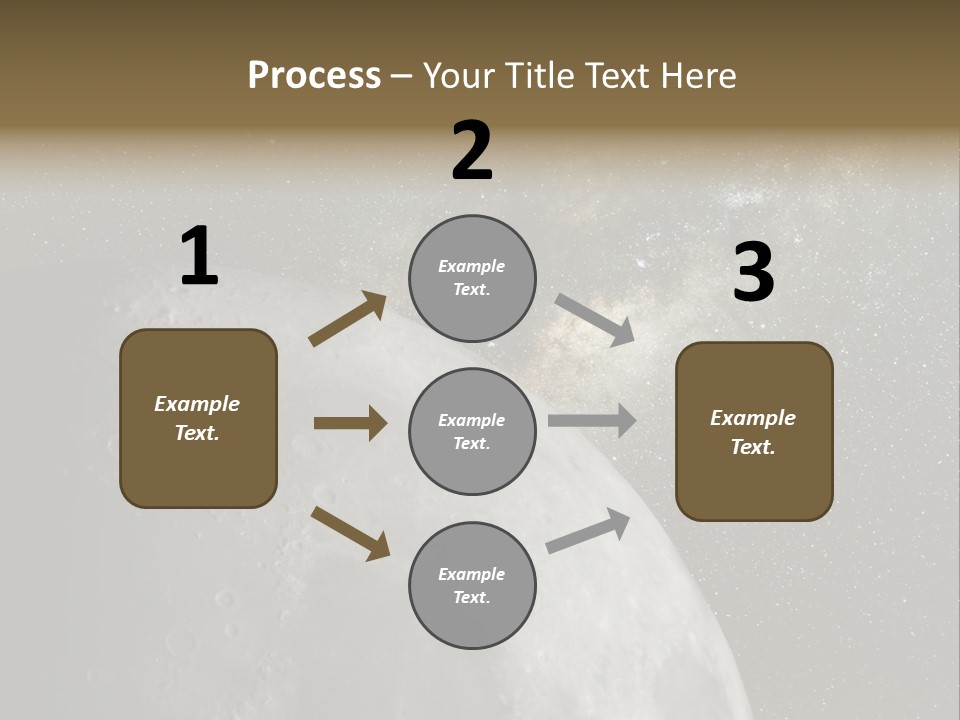Real Constellation Night PowerPoint Template