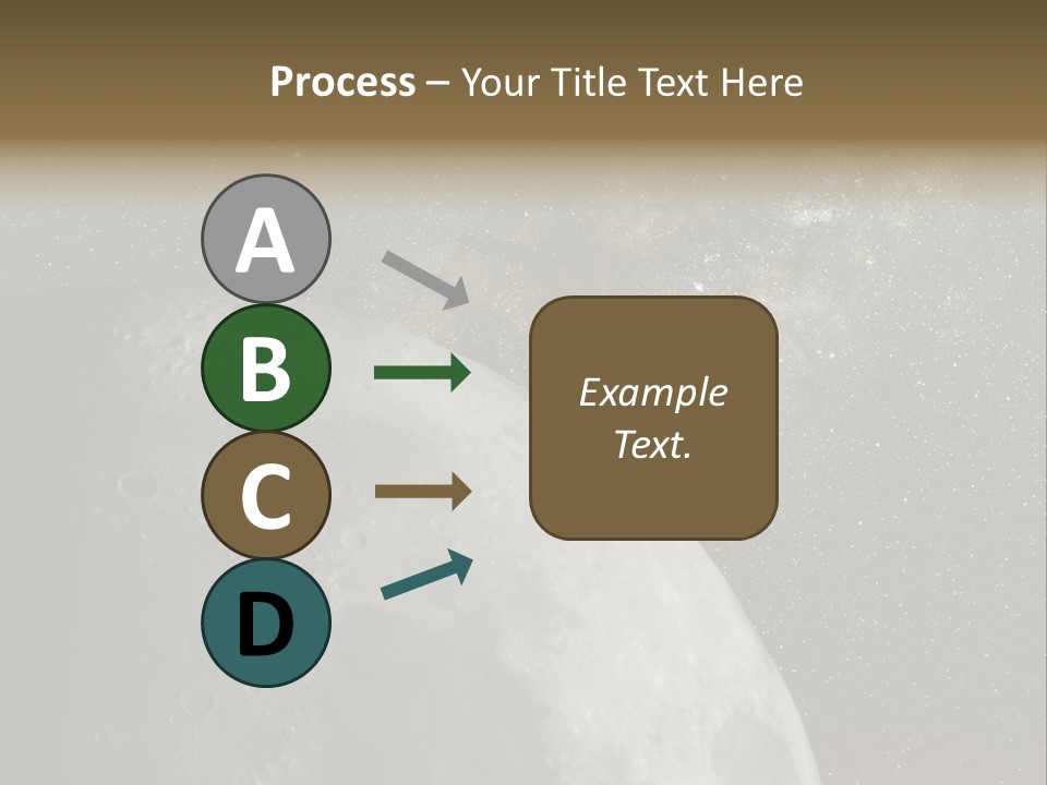 Real Constellation Night PowerPoint Template
