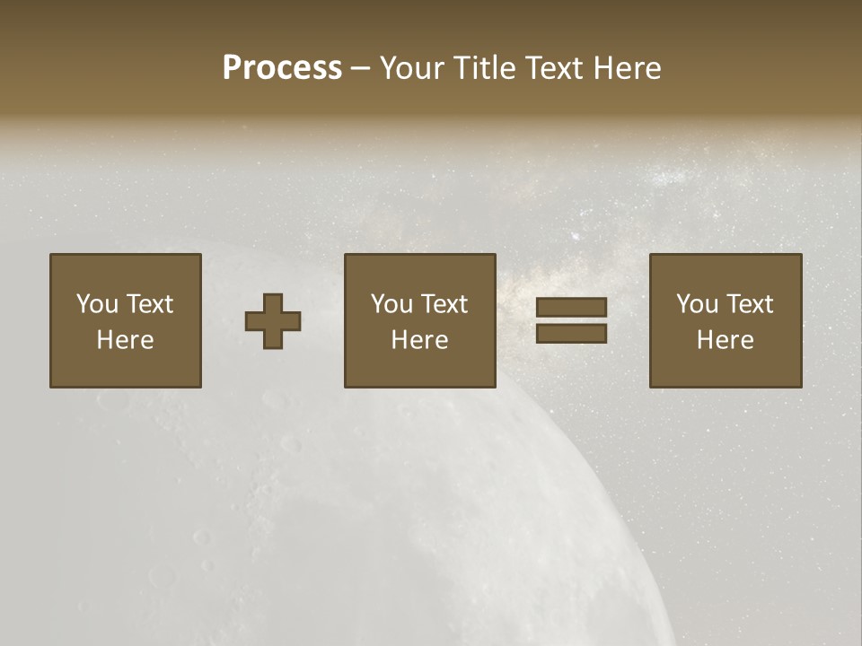 Real Constellation Night PowerPoint Template