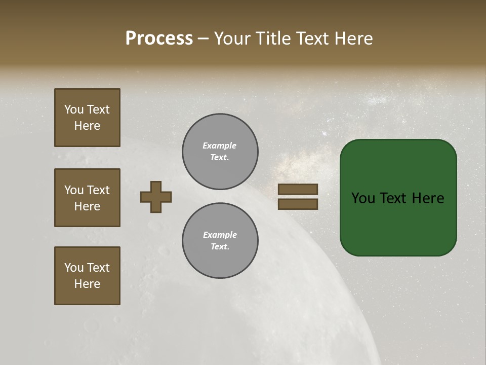 Real Constellation Night PowerPoint Template