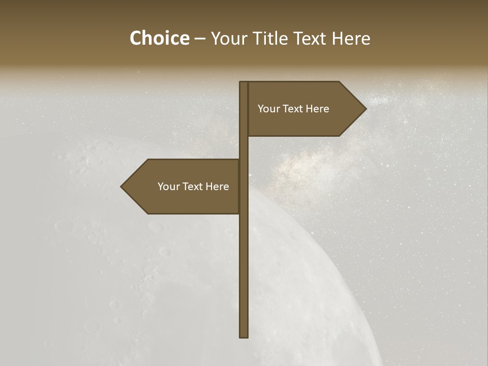 Real Constellation Night PowerPoint Template