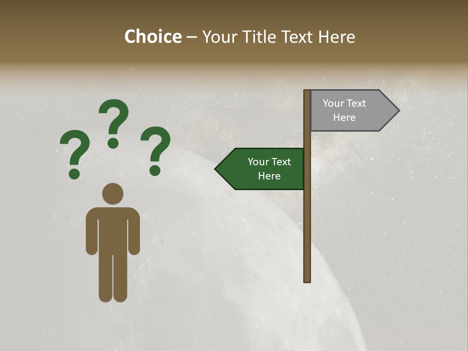 Real Constellation Night PowerPoint Template