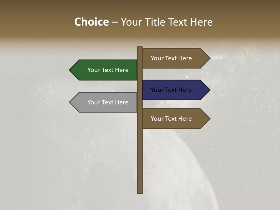 Real Constellation Night PowerPoint Template