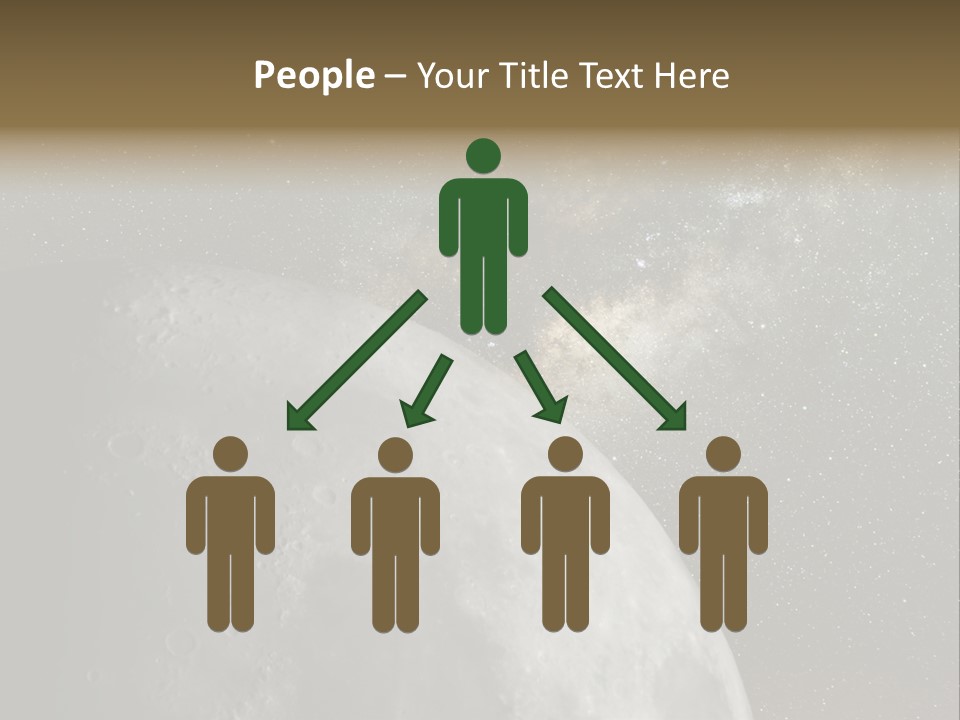 Real Constellation Night PowerPoint Template