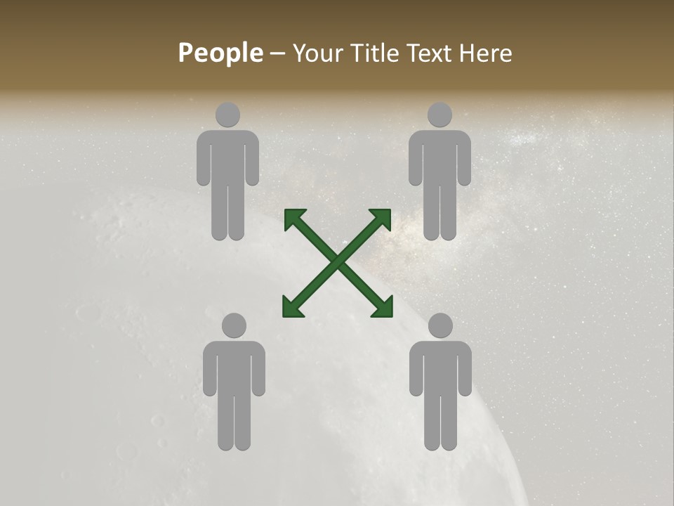 Real Constellation Night PowerPoint Template