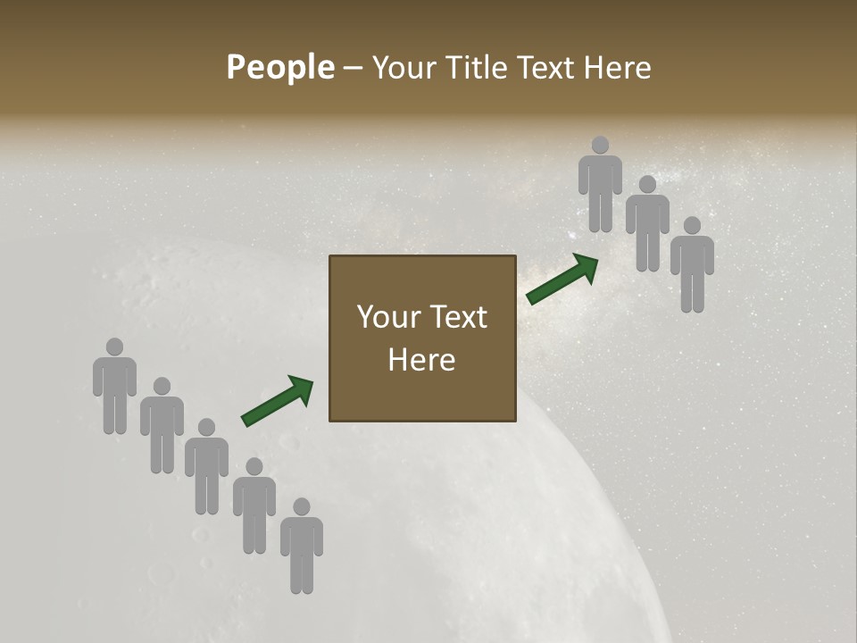 Real Constellation Night PowerPoint Template